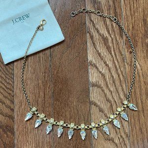 J. Crew Pointy Crystal Necklace